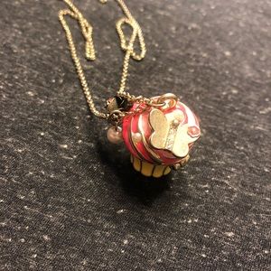 Betsey Johnson cupcake necklace